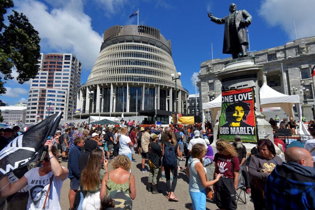 Justice Doherty is also the chair of the Independent Police Conduct Authority (IPCA) NZ and is leading a 12-month long investigation into the Parliament Protest in February which is due to be completed in March, 2023. Photographer: Dave Lintott/AFP/Getty Images/22120245