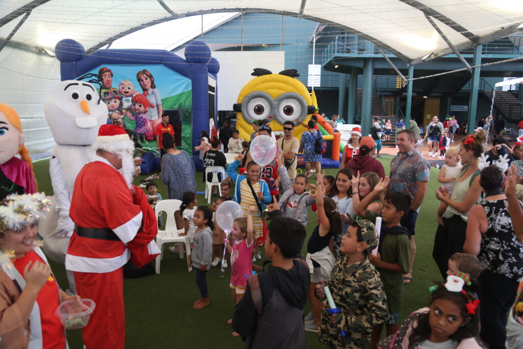 Santa Claus was one of the major attractions at the Rotaract Christmas in the Park event on Wednesday at the National Auditorium. ROTARACT/22121619