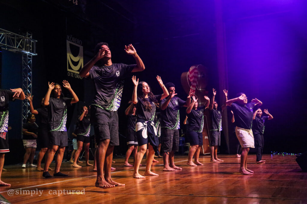 The Kōrero o te ‘Ōrau members performing. Picture: SIMPLY CAPTURED/22121907