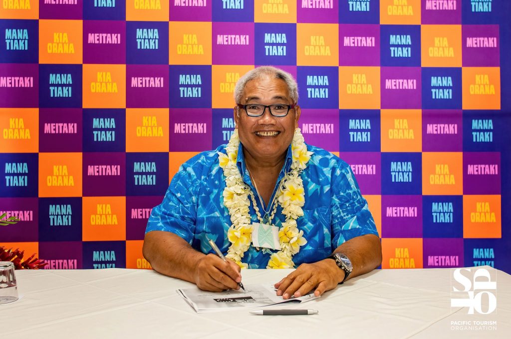 Cook Islands’ associate minister of foreign affairs and immigration, Tingika Elikana, urged other Pacific leaders at the tourism summit in November to rebuild tourism in a way that was equitable and inclusive. SPTO/23031016