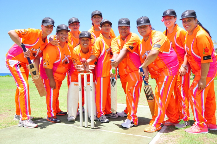 Avana cricket team takes on Mangaia