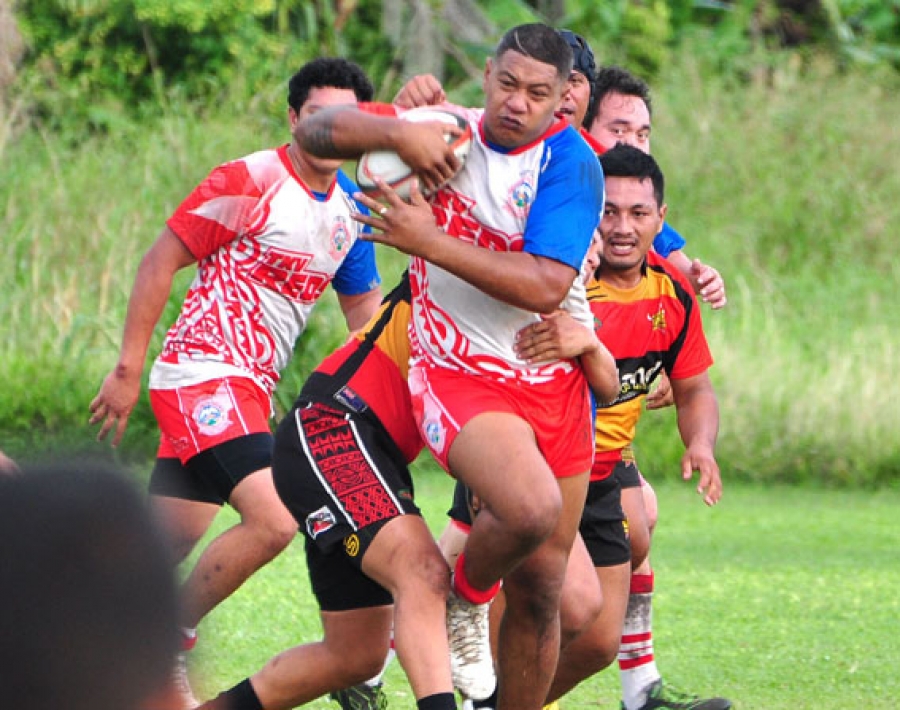 Battle of the rugby giants at Takuvaine