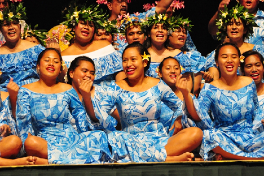 Creation stories on Te Maeva Nui stage