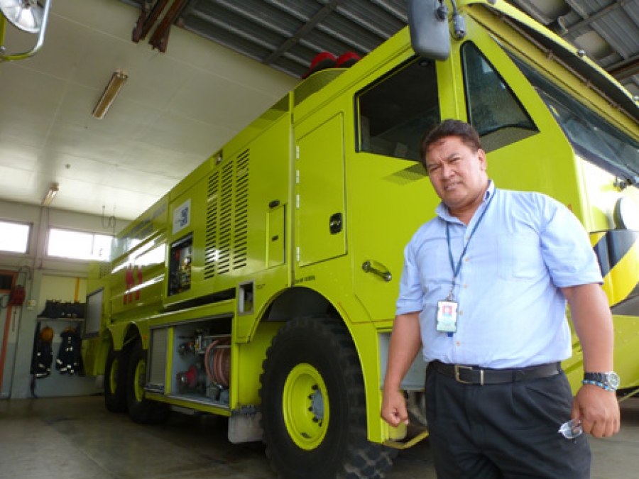 New fire truck for Rarotonga Airport