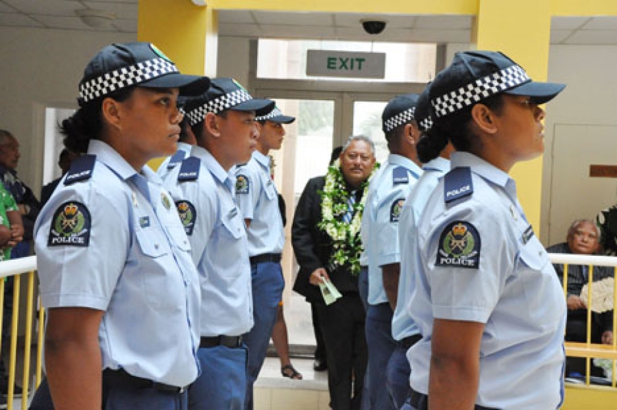 Police recruits graduate