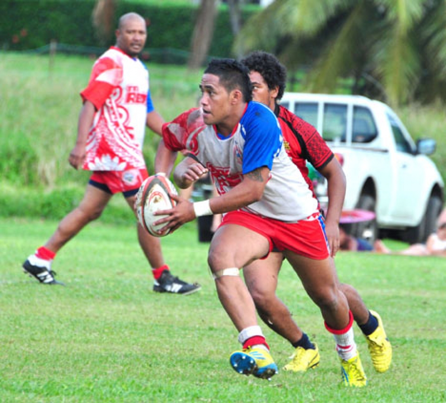 Rival rugby clubs in main match
