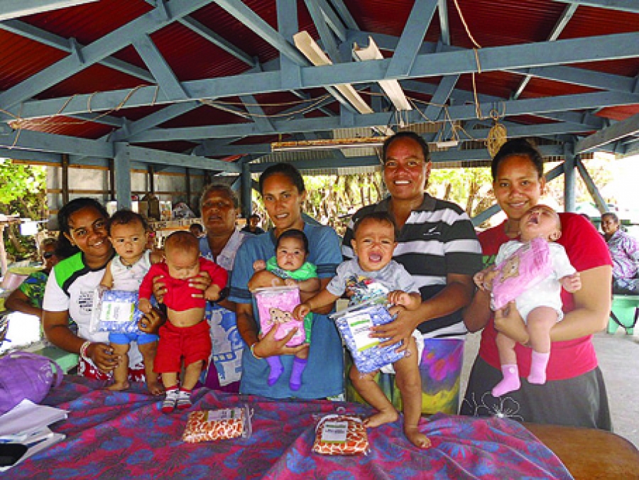 Re-usable nappies help Pa Enua mothers and the environment
