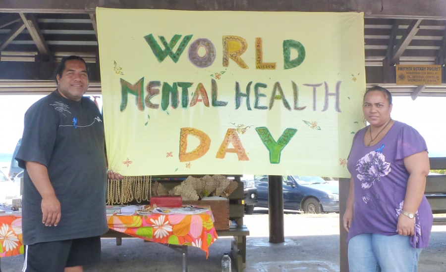 Info booth helps support mental health services
