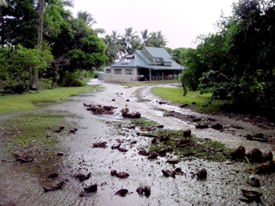 Flooding wreaks havoc on island’s roads