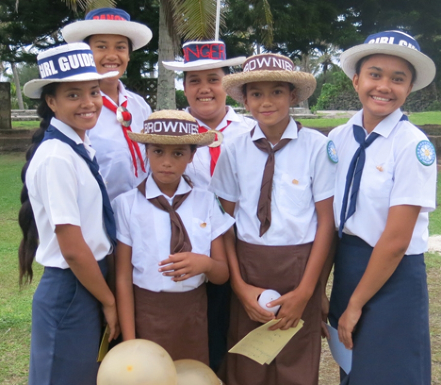 Girl Guides initiate first members