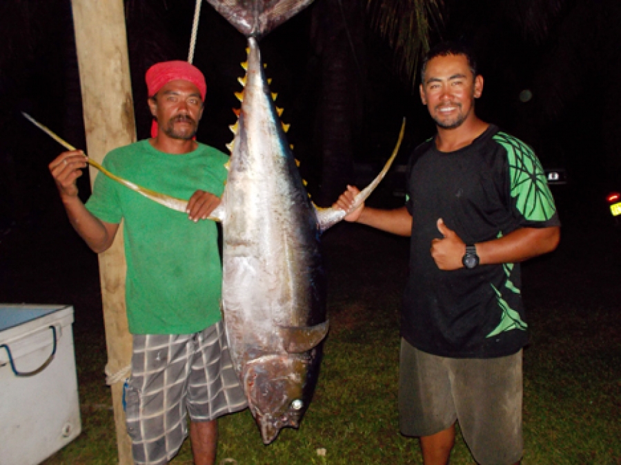 Huge tuna could be record for Aitutaki