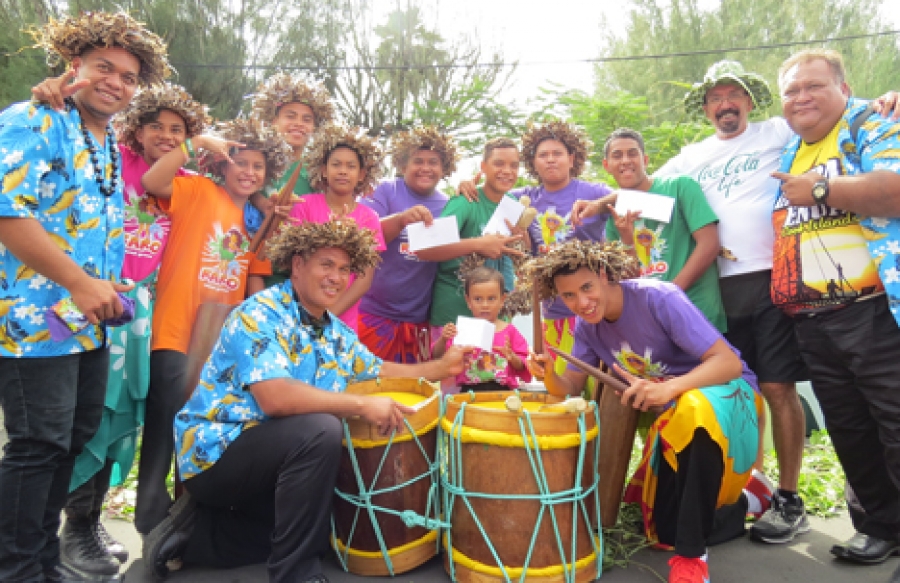 Aitutaki wins junior drumming