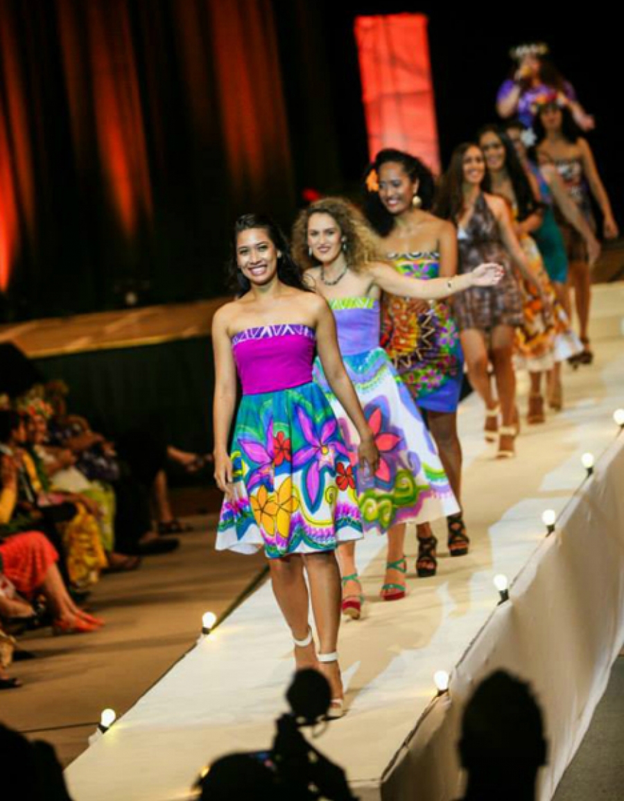 Art and fashion ignite beauty pageant