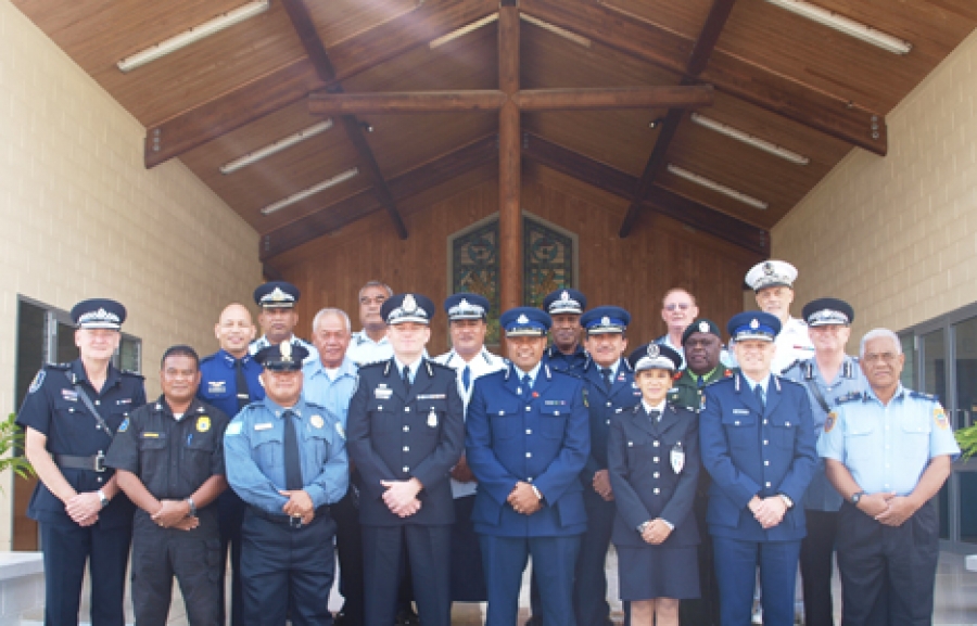 Cook Islands at police meeting