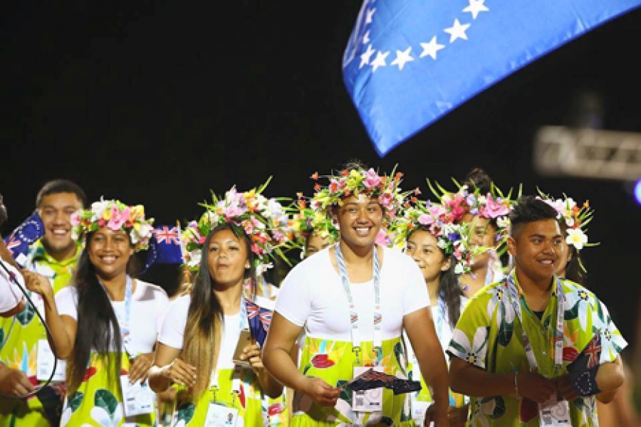 Team Cook Islands gets into action