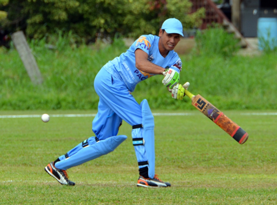 Town takes lead in cricket series