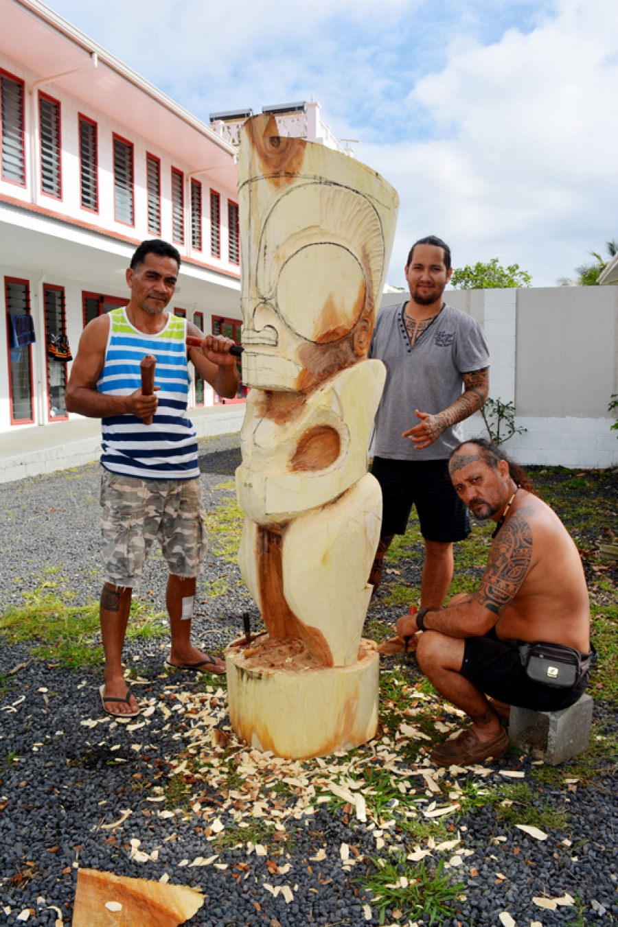 Island visitors show off their cultural talents