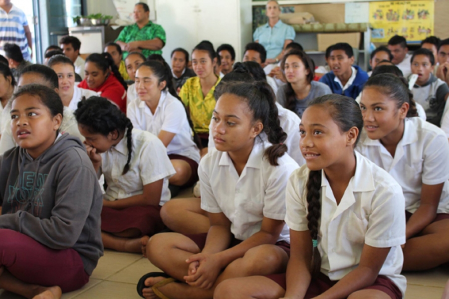 Mangaia pupils learn about ra’ui