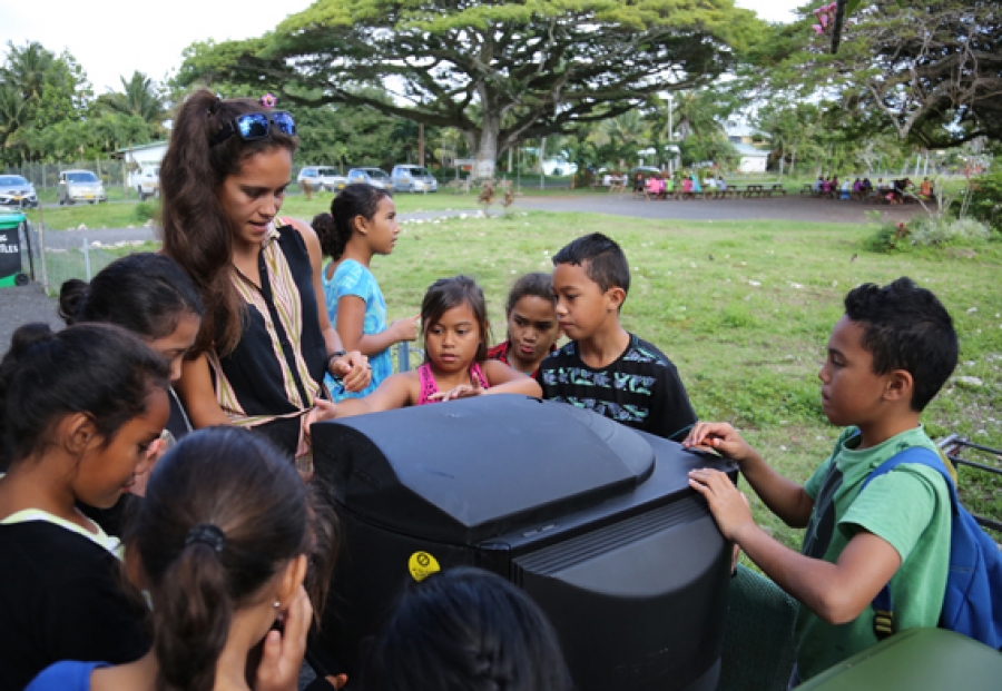 TIS helps island schools go greener