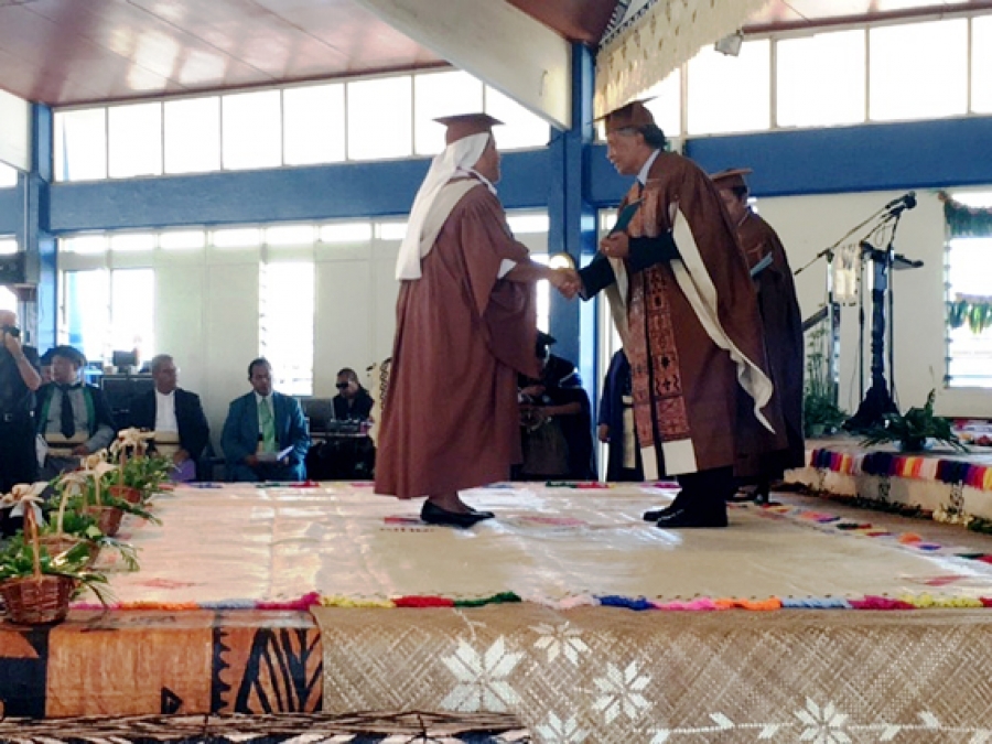 PM officiates at USP graduation in Tonga