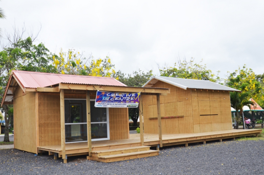 New huts promote local products