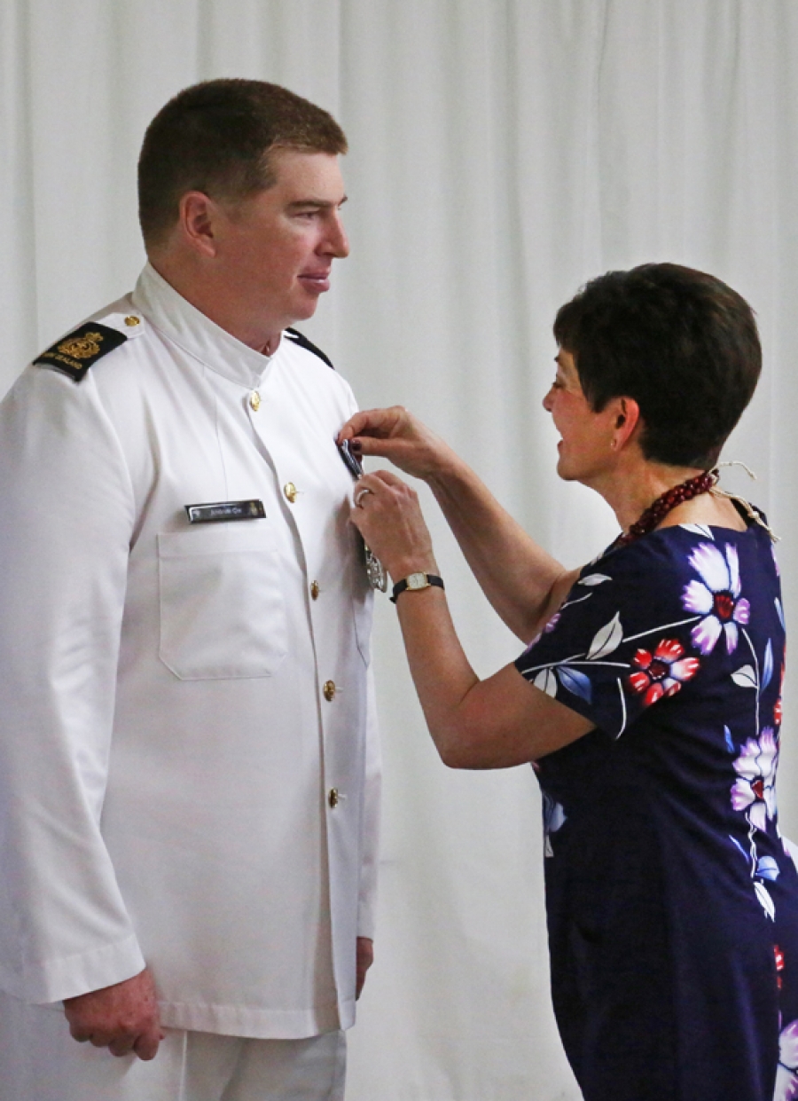 Medal presentation may be military first