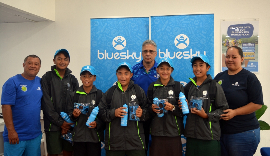 Junior tennis squad in Lautoka contest