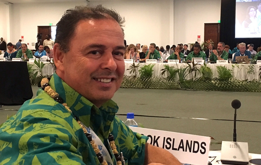 Cook Islands at climate change talks in Fiji