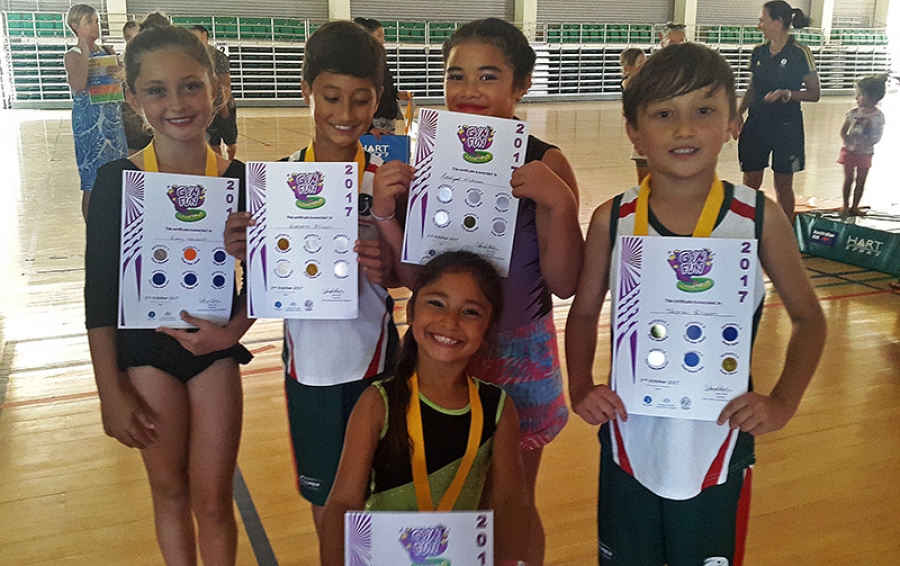 Gymnastics hold second annual comp for children