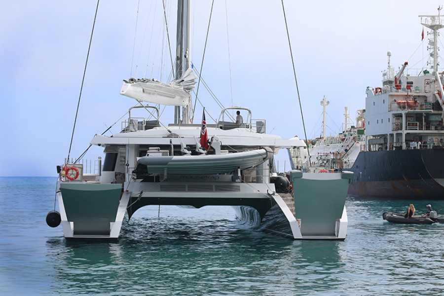 Superyacht Mousetrap visits Rarotonga