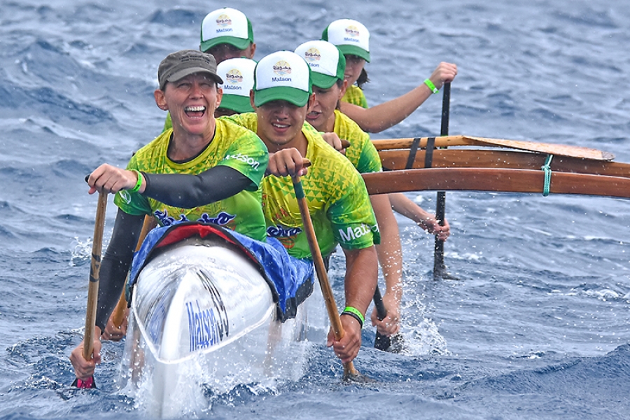 Rough seas no match for brave paddlers