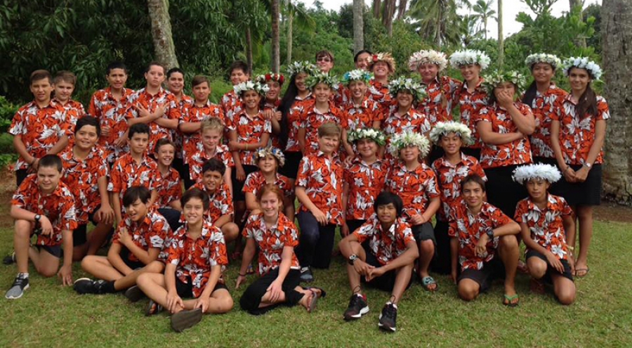 Students make most of trip to Mangaia