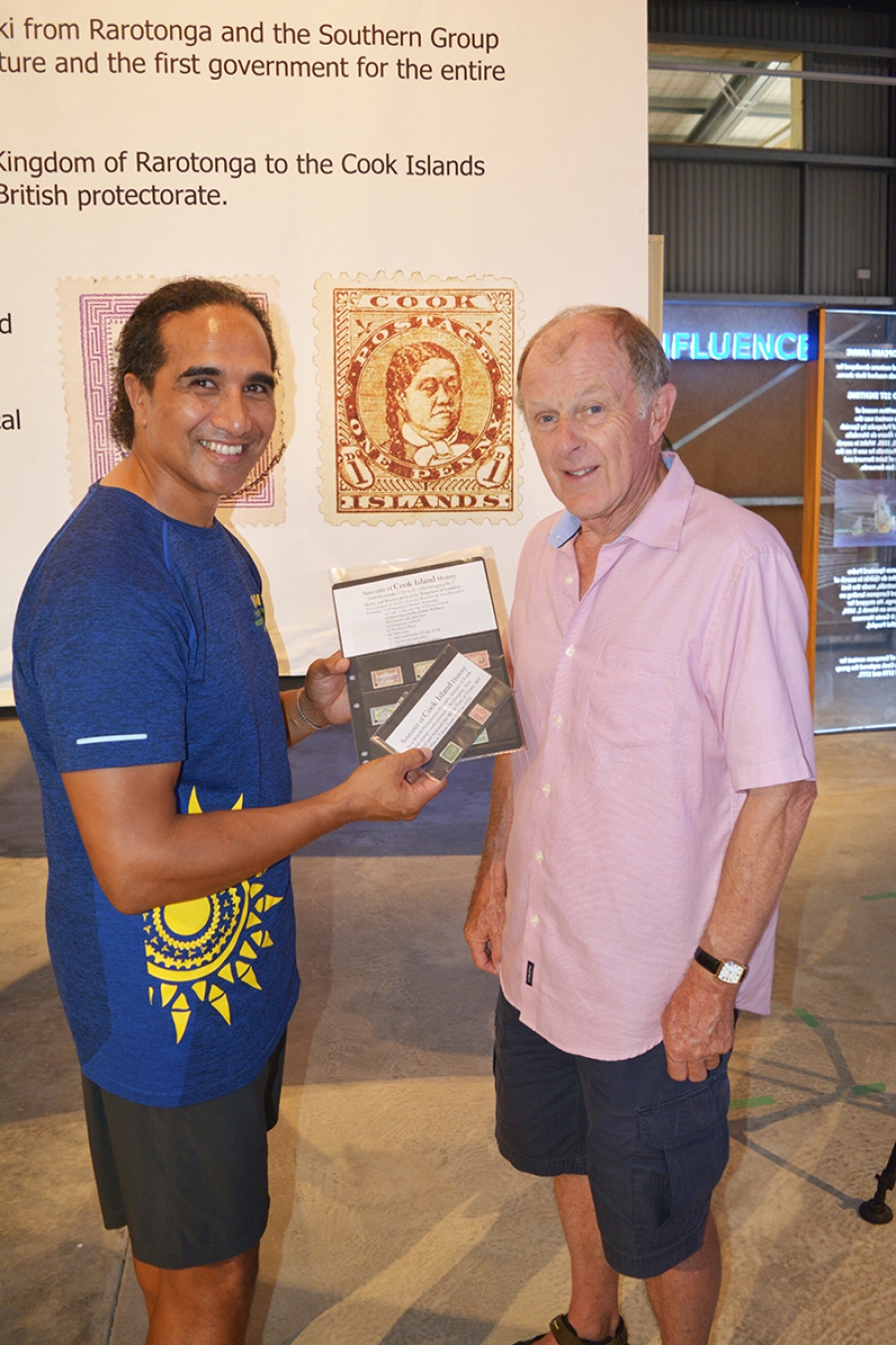 Aussie puts his stamp on local museum display