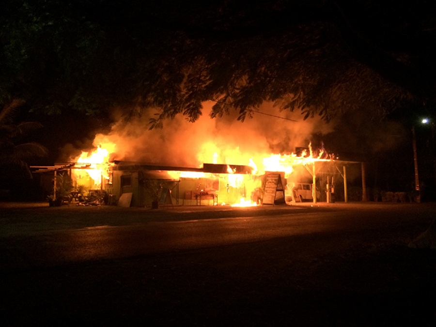Blaze at Betela – Tex Mart burns
