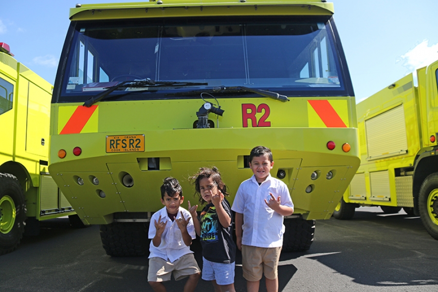 St Joseph students delighted with fire station visit