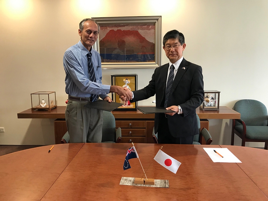 Japan’s $132,000 gift to Cooks Grant to buy Raro’s first aerial-ladder firetruck