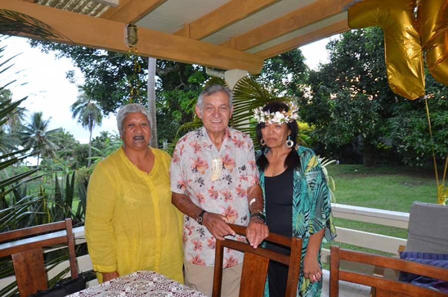 Maori king visits for aunt’s 70th