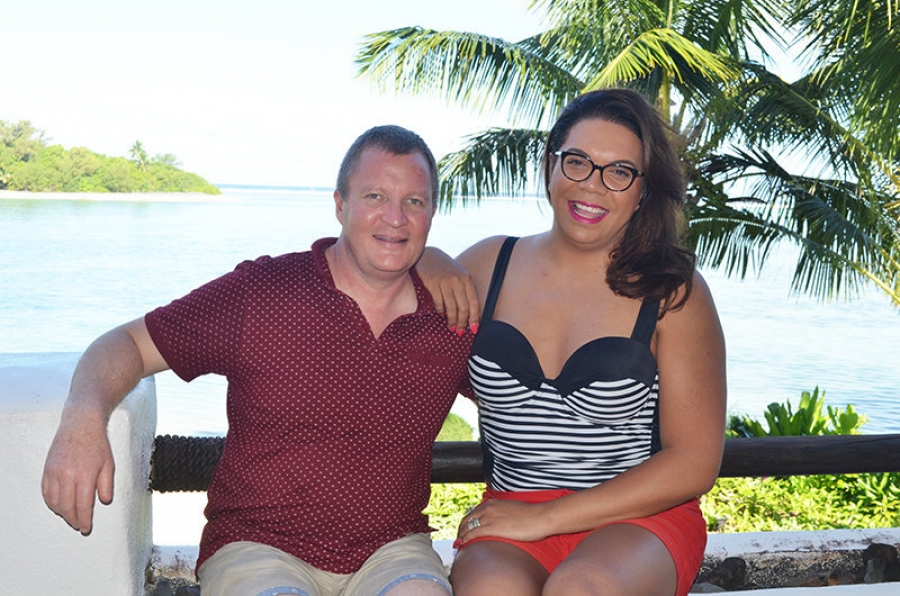 Well-known Kiwi personality on Raro for vacation