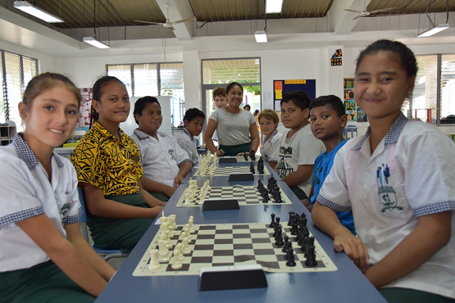 Chess and leadership occupy Nikao students