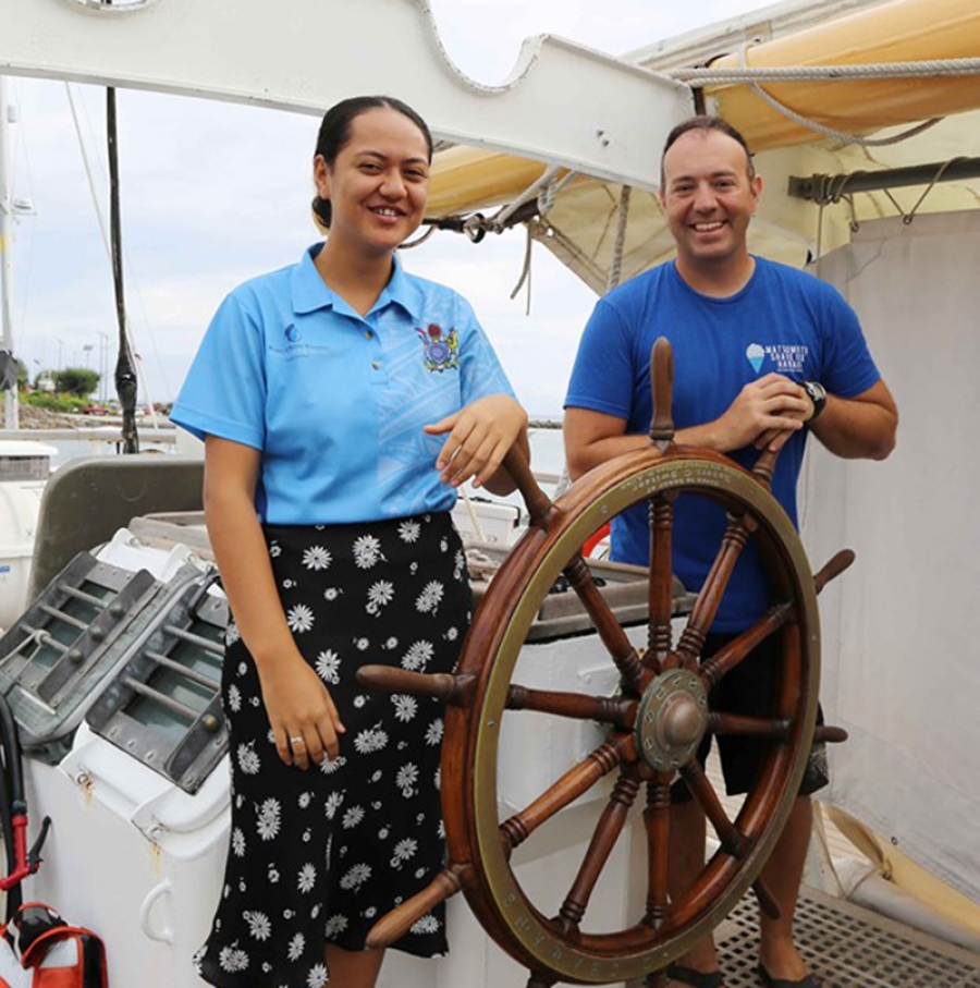 Tanga joins sailing school vessel