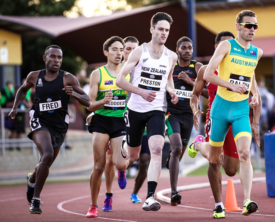 Athletics team start well at Oceania Champs