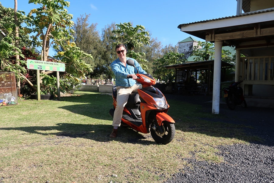 The world-famous Cook Islands scooter licence test