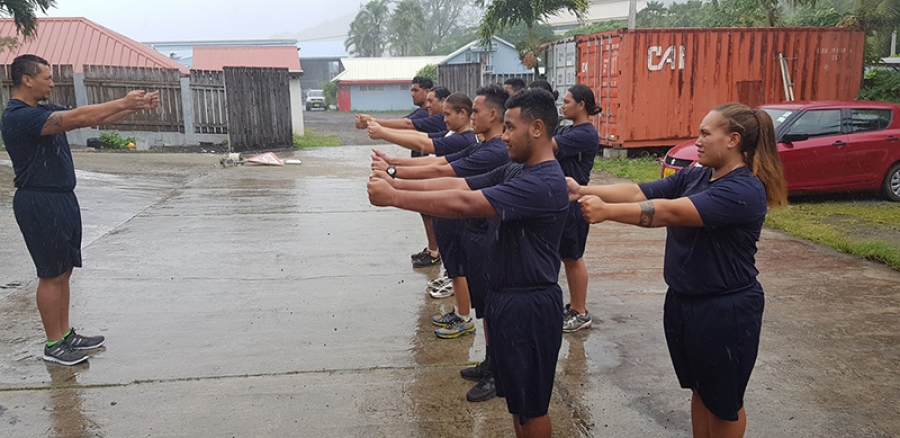 Three months of rigorous physical training Women reinforce ‘woefully under-resourced’ police