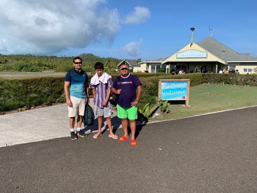 Tennis fever hit Aitutaki
