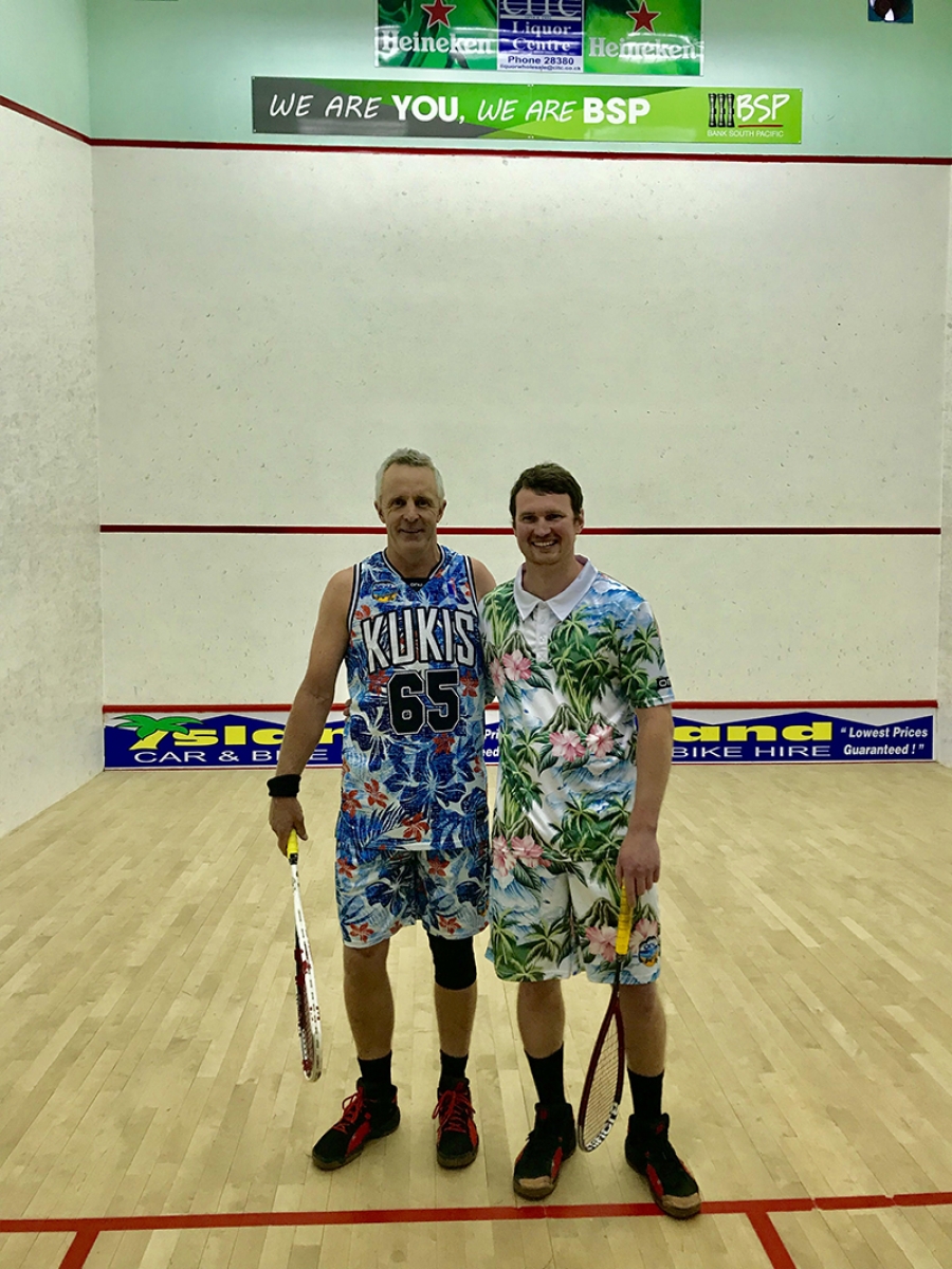 Squash open has never been more colourful