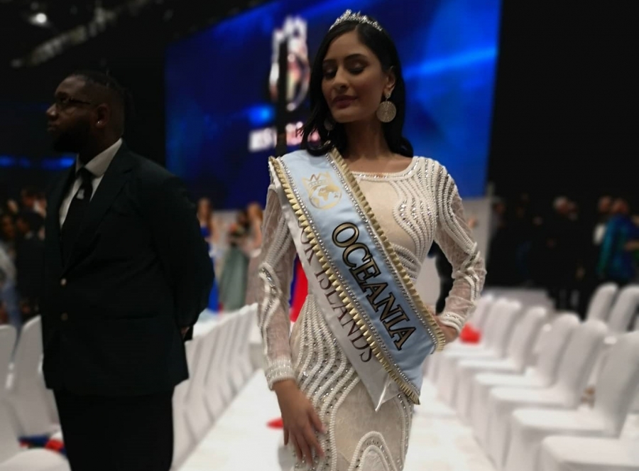 Miss Cook Islands Tajiya Sahay top 12 in Miss World 2019