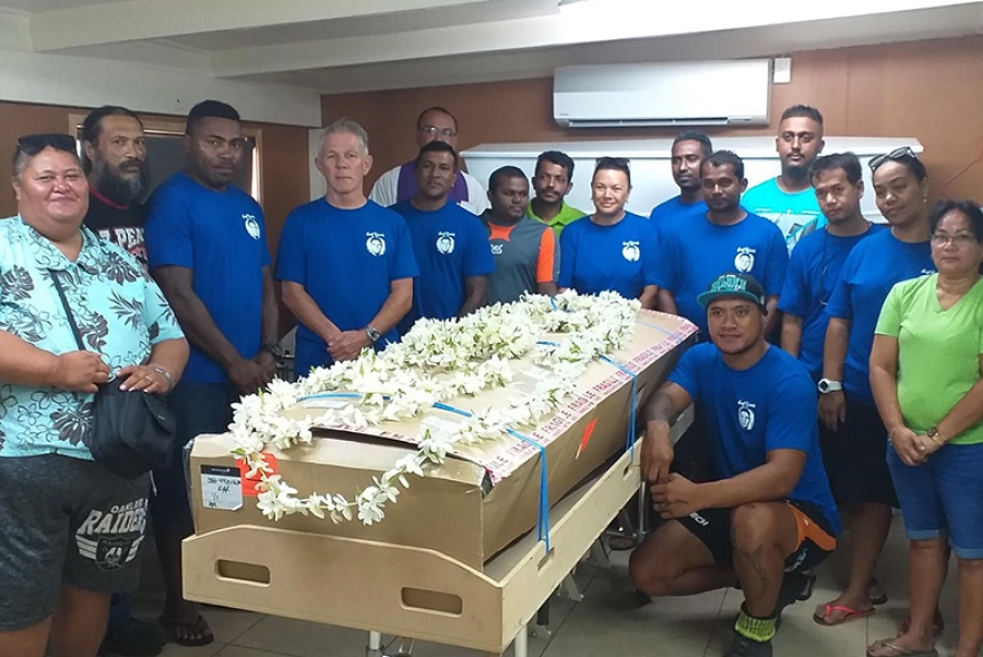 Emotional farewell to fallen Fijian expat