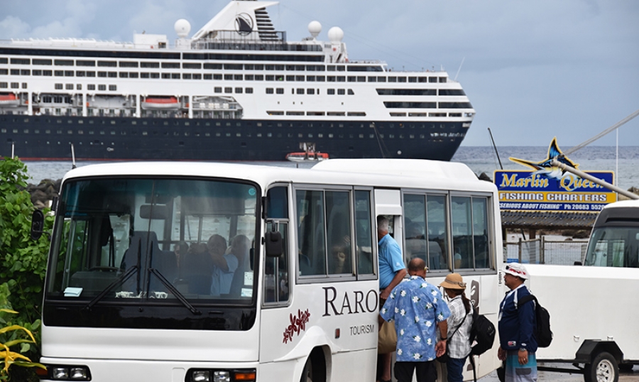 Rejected tourists disembark