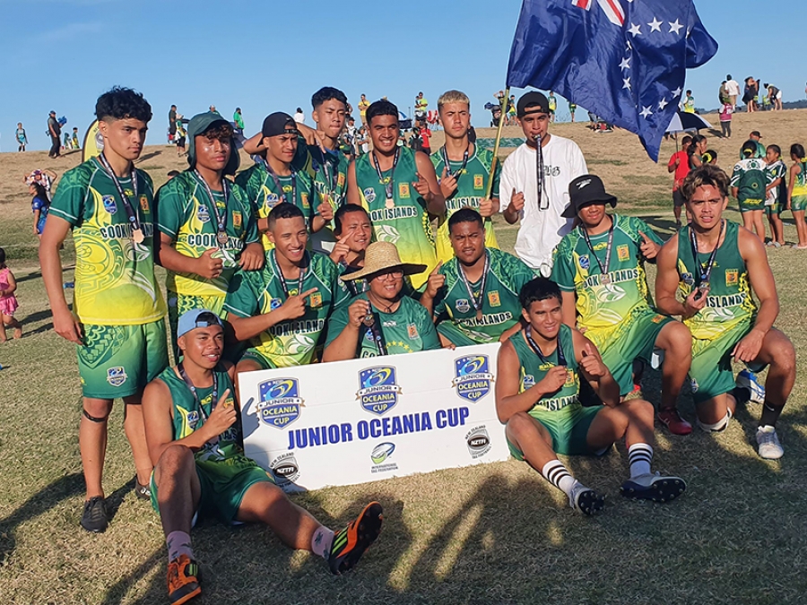 Tag team wins bronze medal at Oceania Junior Cup
