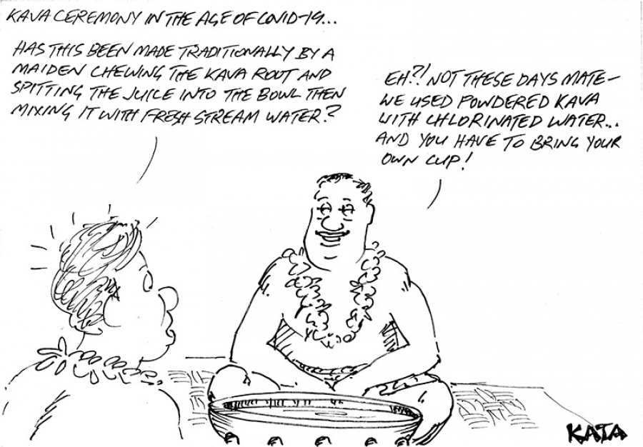 Kata cartoon: Kava in an age of Covid-19